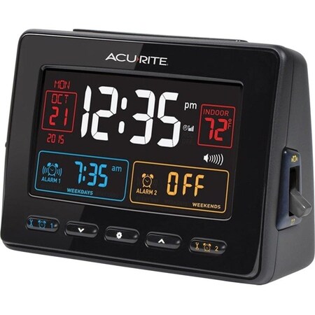 Chaney Instruments AcuRite Atomic Dual Alrm w USB, 13024A1 13024A1